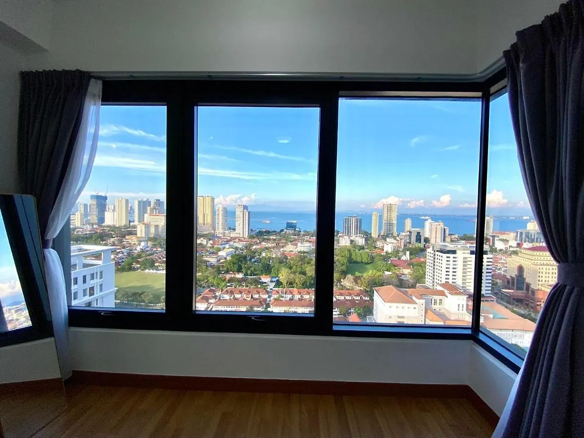 Apartamento Tropicana 218 Macalister Sea & City View By Staycation Homestay George Town Malásia